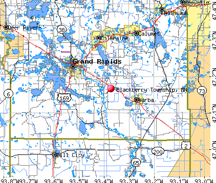 Blackberry Township Minnesota Map