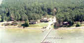 Lake Winnie and High Banks Resort from the air