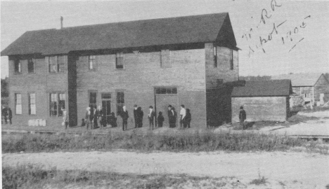 First train station in Deer River in 1905