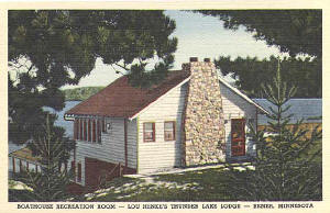 Lou Henke's Thunder Lake Lodge near Remer.