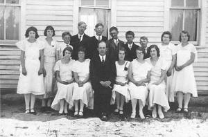 Confirmation class of 1932, Bethany Lutheran Church, Remer.