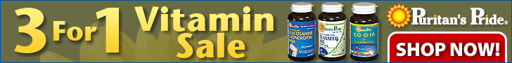 Puritan's Pride Offer Banner