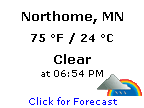 Click for Northome, Minnesota Forecast