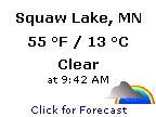 Click for Squaw Lake, Minnesota Forecast