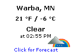 Click for Warba, Minnesota Forecast