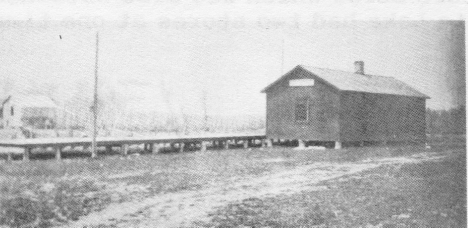 Minneapolis and Rainy River Train Depot in Marcell Minnesota